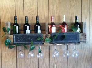 Pallet Wine Rack